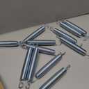 5.5-7 Inch Trampoline Springs Heavy Duty Stainless Steel ReplacementSpring, Set of 16