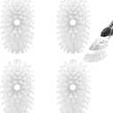 Brush Refills for RIMAY Dish Brush - 4 Pack Dish Brush Cleaning Soap Dispensing Head Replacement for Scrubber (White)