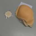 Bontierie 2025 Added Lift Seamless Nipple Covers Ultra-Thin Push up Sticky Pasties Women Adhesive Bras (XX-Large, Nude)