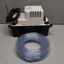 Little Giant VCMA-20ULST 115 Volt, 80 GPH, 1/30 HP Automatic Condensate Removal Pump for HVAC/Refrigeration Systems/Dehumidifiers with Overflow Detection Switch and 20-Foot Tubing, White/Black, 554435