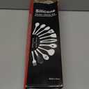 Silicone Cooking Utensil Set,12 PCS Cooking Cookware Kitchen Utensils Set for Cooking, Nonstick 446F Heat-Resistant Cookware Kitchen Tools of Spoon,Brush,Whisk,Spatula,Turner Tongs (Khaki)