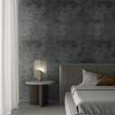 TOTIO Gray Concrete Wallpaper Matte Thick Dark Grey Cement Contact Paper Peel Stick Countertop Paper Removable Waterproof Adhesive Furniture Stickers Industrial Style Vinyl Wall Sticker 24x354 inch