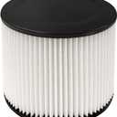 Fette Filter - Wet Dry Vac Filter Compatible with Multi-Fit VF2007 & Most 5 Gallon or Larger Shop-Vac, Vacmaster & Genie Shop Vacuum Cleaners. (Pack of 1)