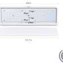 RV LED Ceiling Light Fixture 20" x 6.5" -1450 Lumen with Touch Dimmer Switch Interior Lighting for Car/RV/Trailer/Camper/Boat DC 12V Natural White 4000-4500K (4-PACK)