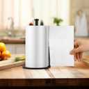 Stainless Paper Towel Holder, Paper Towels Holder Countertop, Stainless Steel Paper Towel Holders, Kitchen Paper Towel Holders, Non-Slip PaperRoll Holders, Silver