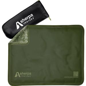 Large Ice Packs for Injuries Reusable - Soft Gel Hot and Cold Packs for Injuries, Hip, Shoulder, Back Pain Relief - 11.5" x 14.5" - Green