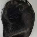 morvally Short Black Bob Wig with Bangs for Women Heat Resistant Straight Bob Synthetic Hair Wigs for Cosplay Halloween Costume Party Daily Wear (14", 2# Black)