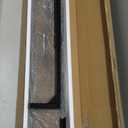 Kitstorack Narrow Console Table Behind Sofa Couch, Design with Adjustable Height (25"-33") & Power Outlets, Small Entryway Table - 5.9" D x39.4 L, Rustic Brown