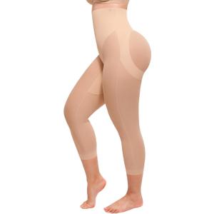 SHAPELLX Shapewear for Women Capris Leggings Tummy Control Underwear High Waist Body Shaper Butt Lifting Panties, XL