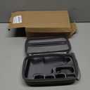 BRDRC Osmo Mobile 7P 8 Case, PU Leather Portable Storage OM 7P Case Travel Carrying Bag for DJI OM 7/7P/8 Gimbal Stabilizer for DJI Mic Mini Accessories