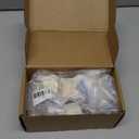 Probrico 20 Pack Brushed Gold Cabinet Knobs and Pulls, 1.5 Inch (38mm) Rectangle Single Hole Drawer Handles for Kitchen, Bathroom, Dresser Cabinets