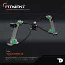 Dorman 740-602 Front Driver Side Power Window Regulator (Regulator Only) Compatible with Select Tesla Models (OE FIX)