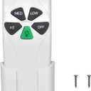 MN:FAN-53T Replacement Remote for Harbor Breeze Hampton Bay Ceiling Fan Remote Control for Fan-HD 11T L3HFAN11T L3HFAN35T1 KUJCE9103 CHQ8BT7030T UC7030T CHQ7030T 2AAZPFAN53T(Remote Only)