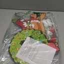 Outdoor Christmas Fence Decorations, 6Pcs Light Up Christmas Fence Peeker Signs Decor with LED String Lights for Yard Garden Lawn Fireplace, Tree Decoration