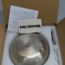 Portable LED Mushroom Table Lamp, Cordless Desk Night Light with 5200mAh Rechargeable Battery, Stepless Dimming Small Lamp with 3 Colors and Brightness Control for Bedroom/Bar/Coffee shop (Silver)