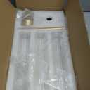 Hewory Gold Hurricane Candle Holders: Brass Candlestick Holders Set of 3 Tall Taper Candle Holders for Candlesticks Candle Sticks Holder Decor for Table Centerpiece Wedding Party Christmas Decorations