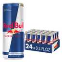 Red Bull Energy Drink with 80mg Caffeine plus Taurine & B Vitamins, 8.4 Fl Oz, Pack of 24 Cans. BB Date 08-25-27