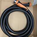 Giraffe Tools Garden Hose 5/8", Water Hose Heavy Duty, Flexible, Lightweight Hybrid Hose with Swivel Handle, 10ft Male to Female Fittings, Burst 600 PSI, Short Leader Hose