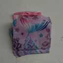 Yizeda 20Pcs Mermaid Gift Bags Party Favors Bags Non-woven Treat Bags with Handle for Girls Birthday Baby Shower Mermaid Party Supplies Decorations