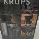 KRUPS Flat Burr Coffee Grinder Electric, 18 Adjustable Grind Settings, 2-20 Cups per Grind, Single Touch, Coffee Bean and Spice Grinder, Stainless Steel, Black