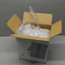 12 Pack Plastic Champagne Flutes - 6 Oz Disposable Champagne Glasses - Square Clear Plastic Toasting Glasses for Party Birthday Anniversary Wedding