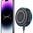 FTNT OneSnap 
Magnetic Wireless Charger,Wireless Charging Pad,3 in 1 Foldable Fast Wireless Charger-Black
