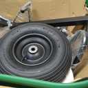 Tow Barrow Dumping Lawn and Garden Utility Trailer, 6.5 Cubic Foot