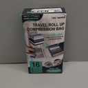 Compression Bags for Travel - Travel Essentials - 16 Pack Space Saver Bags - No Vacuum Needed - Compression Packing Bags for Cruise Accessories