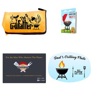 2 x BBQ Resting Bag & Tray Barbecue Accessories Gifts for Dad, Christmas & Father's Day Smoker Outdoor Kitchen Grilling Tools Blanket & Serving Tray Gifts for Daddy Regalos para Papa