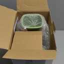 SUSTEAS Rotary Cheese Grater with Handle - Vegetable Shredder with 5 Well-designed Blades & Strong Suction Base,Round Mandoline Slicer & Food Chopper for Kitchen,with Blade Storage Box(Retro Green)