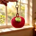 Handmade Crocheted Fruit Dolls, 5PCS Cute Little Decorative Charms, Gift Full of Positive Emotions, for Friends, Colleagues, Family, Love-Gift Box Perfect for Birthdays, Parties, and Holidays