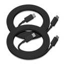 2Pack for Apple USB C to USB C Charging Cable 3ft 60W,Type C to Type C Fast Charger Cord,for iPhone 16 E/17/Air/15/Pro/Plus/Pro Max,for MacBook Pro/Air,for iPad Pro12.9/11in,Air 4/5,Mini 6/7 - Black