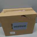 NOCCUR 350PCS Gold Disposable Dinnerware Set for 50 Guests - White and Gold Plastic Plates Include 50 Dinner/Dessert Plates, 150 Silverware and 50 Napkins/Cups Ideal for Party/Christmas