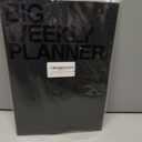 JSTORY Big Personal Wide Spaces Weekly Planner 28 Sheets Black