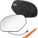 Driver Side Heated Mirror Replacement for 2007-2013 Chevrolet Silverado, Tahoe, Chevy Suburban, Avalanche, GMC Yukon, Cadillac Escalade, GMC Sierra - Left Side Mirror Glass with Turn Signal