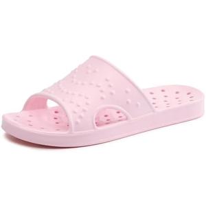 shevalues Shower Shoes for Women Men with Arch Support Quick Drying Pool Slides Lightweight Beach Sandals with Drain Holes L