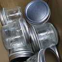 Amzcku 4 oz Glass Mason Jars with Regular Mouth Lids - 24-Pack Glass Canning Jars for Storage, Overnight Oats, Jam, Jelly, Honey, Beans, Spices, Wedding Favors, Shower Favors