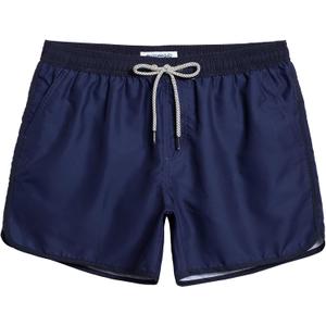 maamgic Mens Boys Short 80s 90s Vintage Swim Trunks with Mesh Lining Quick Dry Swim Suits Board Shorts (M)