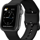 Sport Band Compatible with Apple Watch Bands 49mm 45mm 44mm 42mm, Soft Silicone Wristband Strap with Classic Clasp for iWatch Series 10 9 Ultra SE 8 7 6 5 4 3 2 1 for Women Men
