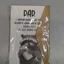 Pawzity Funny Fathers Day Card - Happy Fathers Day Cards for Dad from Daughter, Son, Kids - Funny Cards for Dad, Daddy - Single 5.3''x 8'' Folded Cute Greeting Card with Envelope, Pack of 2