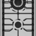 Empava 12 Inch Built-In Gas Cooktop with 2 Sealed SABAF Burners, Stainless Steel Surface, Dishwasher Safe Cast Iron Grates, NG/LPG Convertible