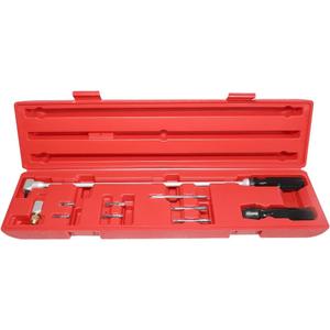 DPTOOL Carburetor Adjustment Wrench Tool 14 Inches Long 90 Degree Bevel Screwdriver Portable Multi-Purpose Screwdriver Kit For Moto Snowmobile, Phillips & Slotted Bits
