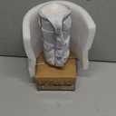 Selamica Ceramic Espresso Cups with Saucers and Metal Stand, 2.5 OZ Stackable Demitasse Cups for Espresso Latte Caf Mocha Tea, Set of 4, Vintage Blue