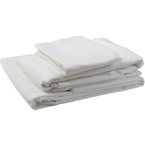 Kemp USA Hospital Bed Sheet Set - Includes Flat Sheets, Fitted Sheet, 5 pack 100% Cotton - Dimension (80x39x7)