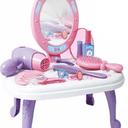 Happy Girl pretend play vanity set with light and sound effects