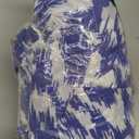 Dokotoo Women Boho Summer Dress 2024 Frill Short Sleeve Tassel V Neck Ruffle Flowy A-Line Maxi Dresses Size L