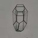 Home Plants Display Holder, Modern Glass Tabletop Succulent Plant Terrarium Box Plants Display Holder