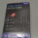 AI Hidden Camera Detector, Anti-Spy Camera Finder RF Signal & WiFi Scanner Hidden Devices Detector for GPS Trackers, 4 Modes for Hotel, Bathroom, Office, Car Travel Security (Black)