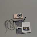 Digital Camera, FHD 4K 44MP Digital Camera for Photography, 16X Digital Zoom, Digital Point and Shoot Camera with 3-LED Fill Lights, 64GB SD Card, Compact Camera for Kids Teen Boys Girls, Pink