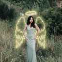 Angel Wings Neon Signs for Wall Decor, 29.5 * 24.6 inches Angel Wings Led Lights Signs for Wedding, Party, Bar, Bedroom, Valentine's Day, Christmas Home Game Room Decoration